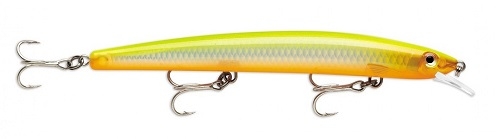 Jerkbait Rapala Max Rap 13 cm col. Flake Hot Chartreuse – MXR13-FHC