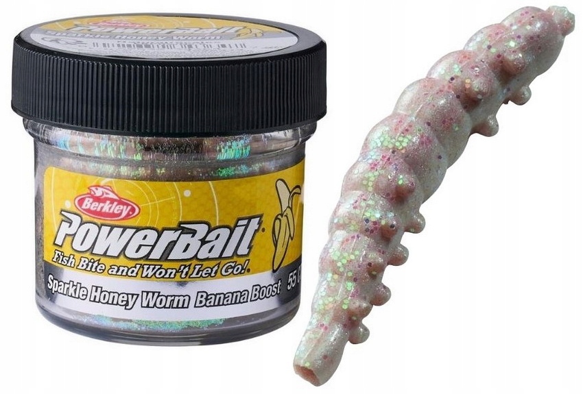 Softbait Berkley Powerbait Power Honey Worms 2.5 cm col. Ntrl/Scales