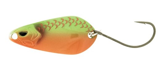 Trout Spoon 3.5 gr col. Lime Orange