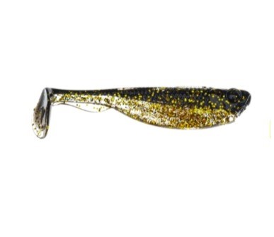 Soft Shad Elite Lure Caracal 5.5 cm col. 02 Black Gold