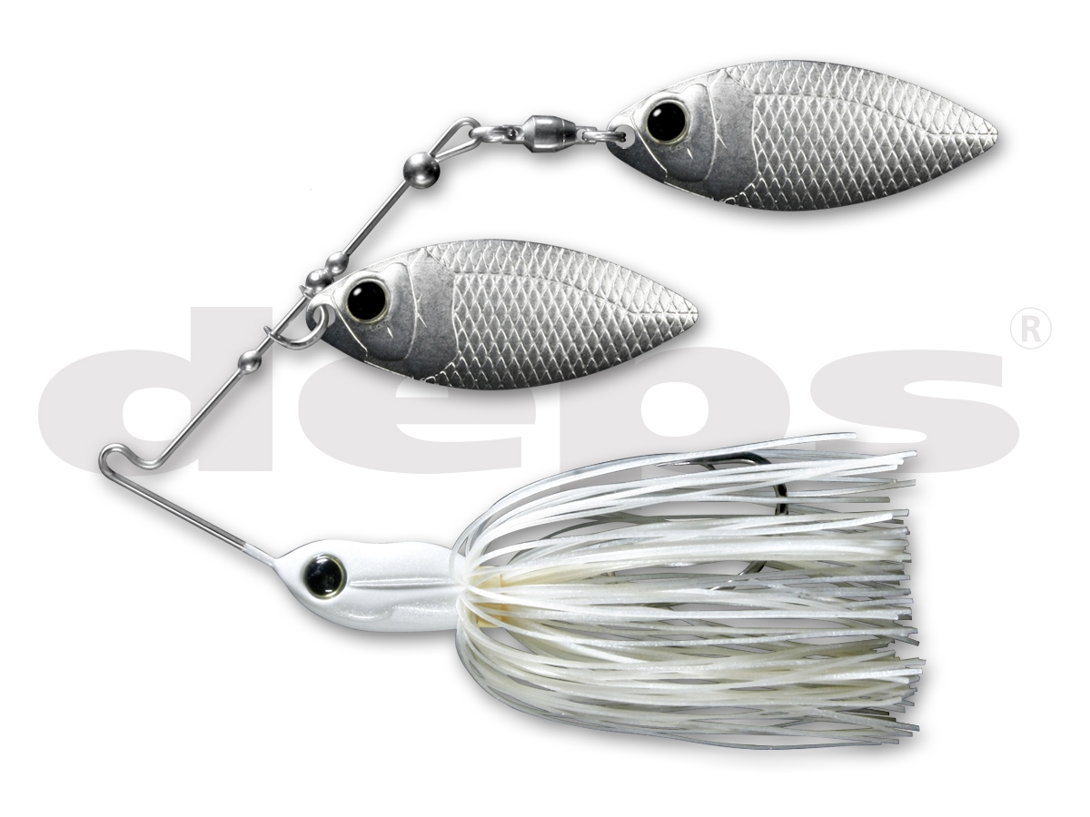 Spinnerbait Deps Minibros 3/8 TW col. #01 Pearl White