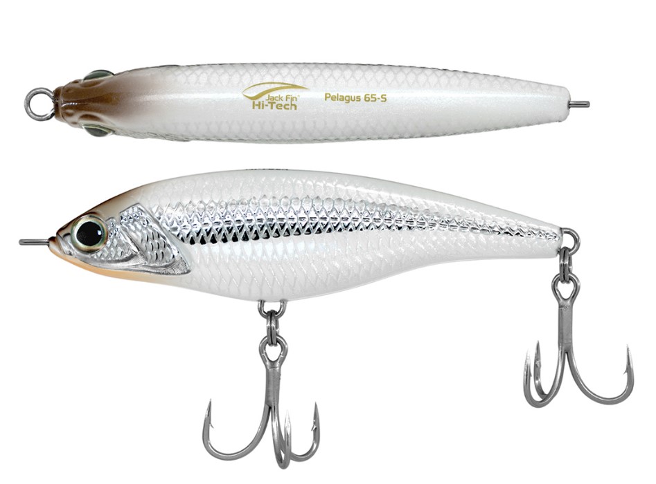 Stickbait Jack Fin Pelagus 65 S col. 23 Silver White