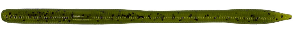 Worm Gary Yamamoto Sensei Worm 6" col. 297 Green Pumpkin Black Flake