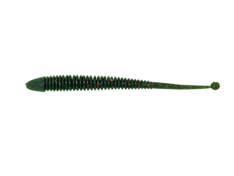 Sator worm 5,8” col 02 watermelon red black flake Sator worm 5,8” col 02 watermelon red black flake