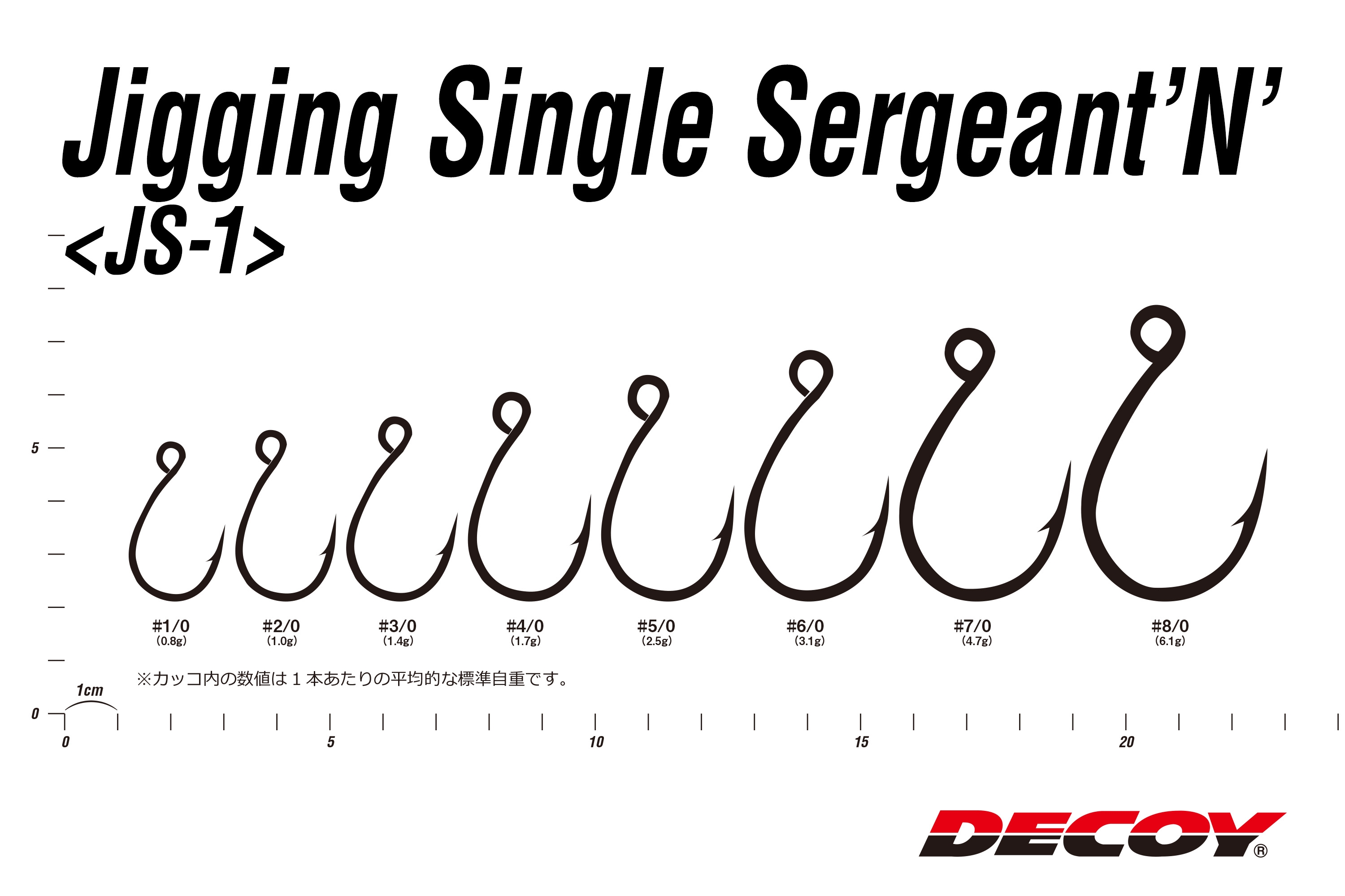 Amo Decoy JS-1 Jigging Single Sergeant'N'