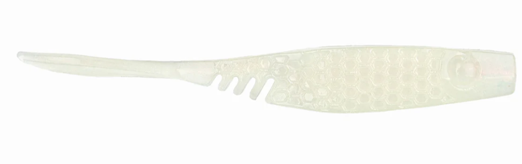 Soft Shad Netbait Hextec Eko Shad 4" col. X25677 Albino Pearl