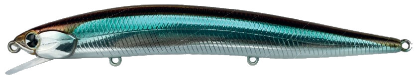 Jerkbait IMA Nabarone 125 F col. #Z3182 Silver Brown Back Base
