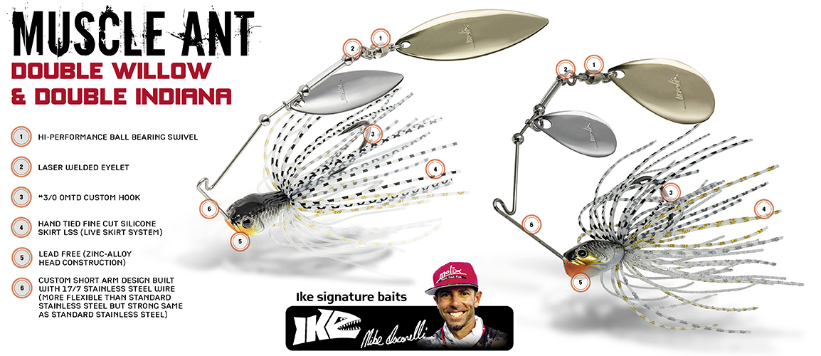 Spinnerbait Molix Muskle Ant 1/2 oz DI