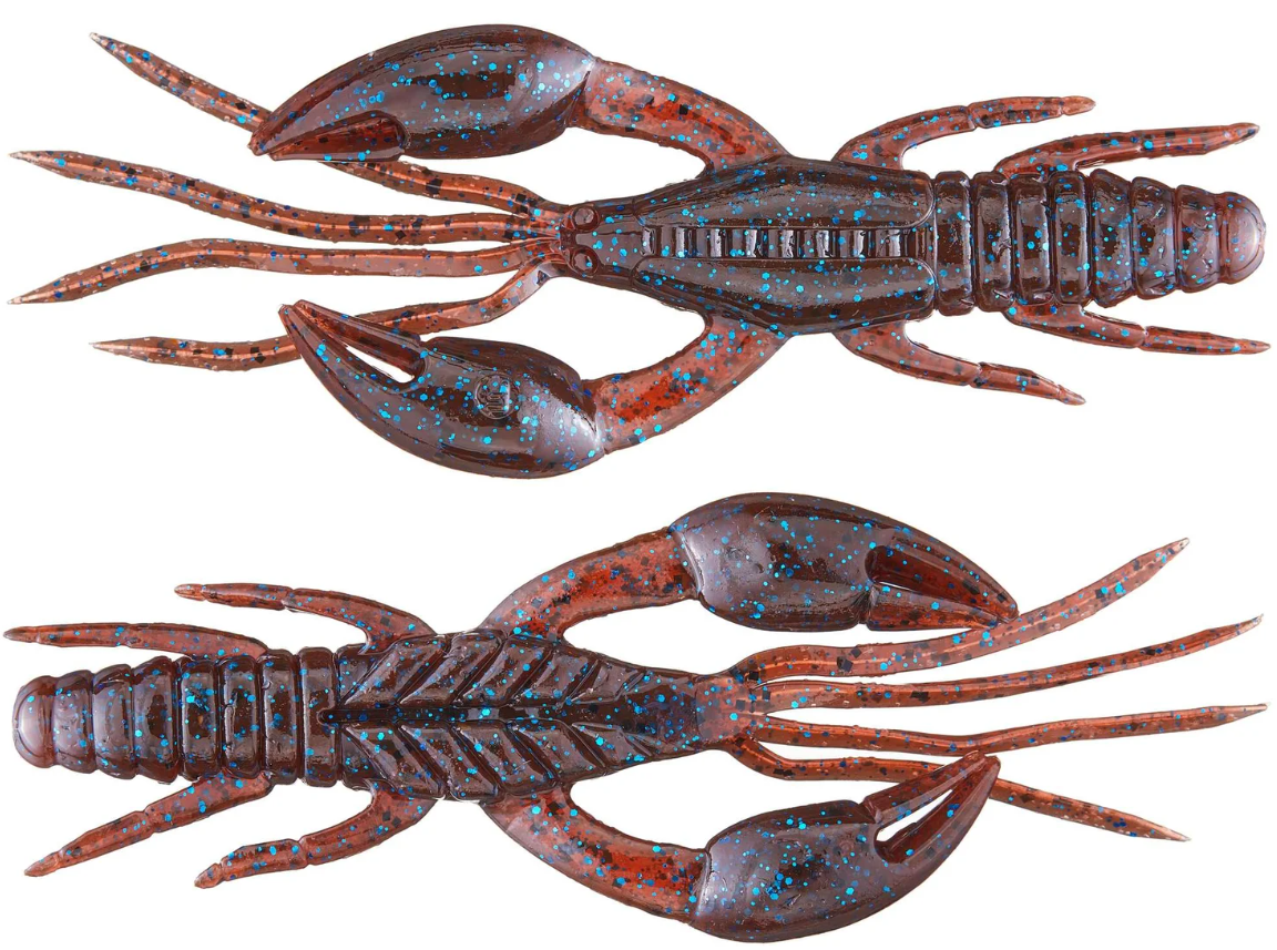 Gambero OSP Dolive Craw 3" col. W034 Scuppernong Blue Flakes