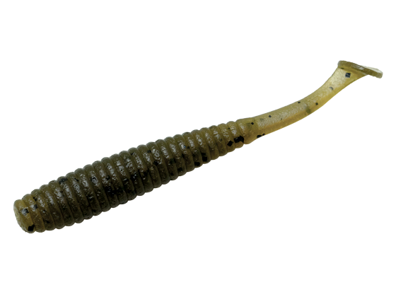 Softbait Jackall New I Shad Tail 2.8” col. Green Pumpkin Pepper