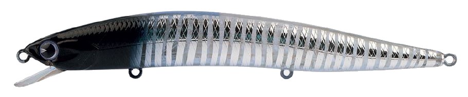 Jerkbait IMA Nabarone 125 F col. NBF-Z3136 Midnight Zeb