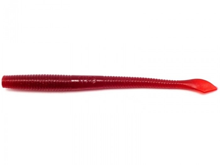 Worm Gary Yamamoto Kut Tail 4" col. 008 Red