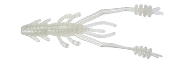 Gambero Reins Ring Shrimp 2" col. 102 Glow White