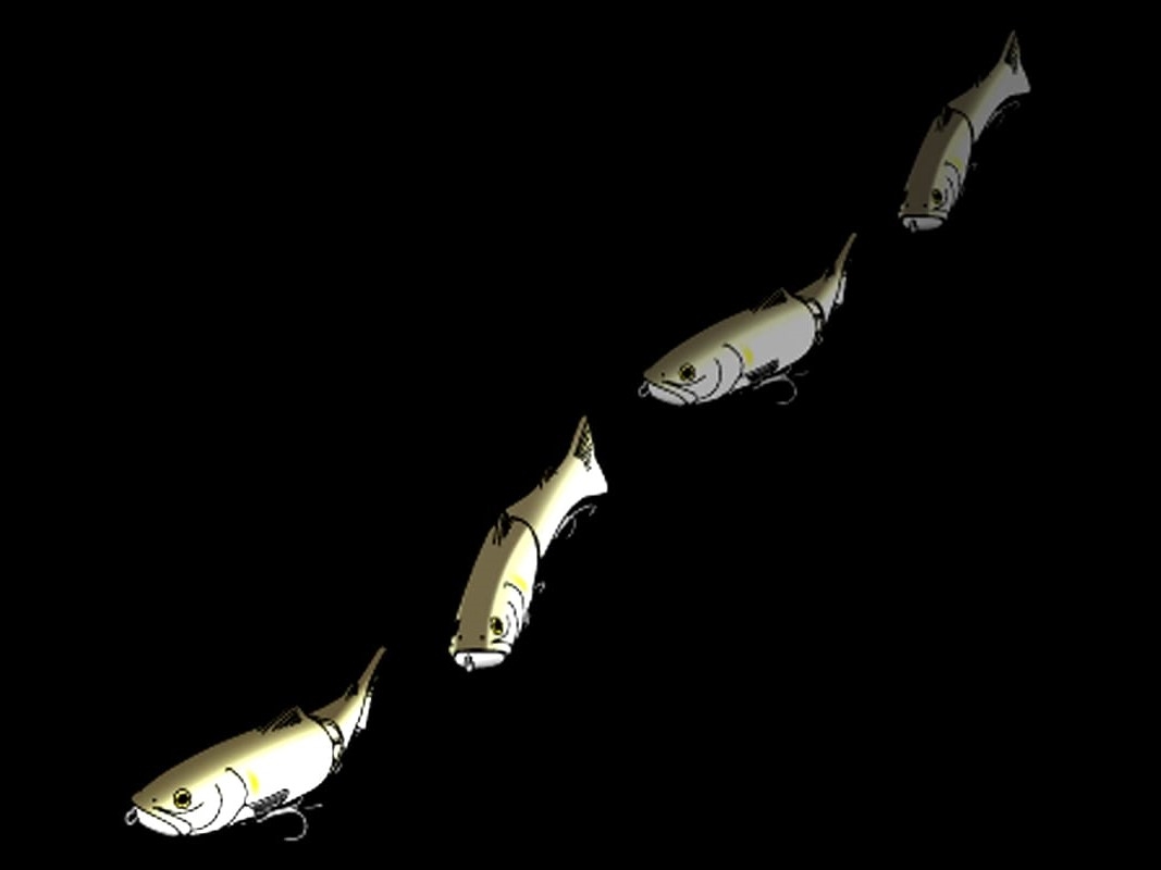 Glide Bait Deps New Slide Swimmer 250 SS Limited