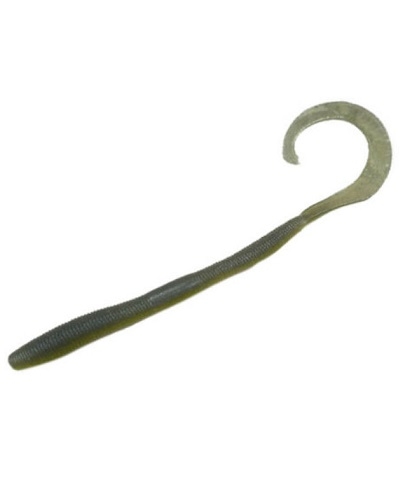 Worm Jackall Flick Curly 4.8” Col. Low Light Natural Melon