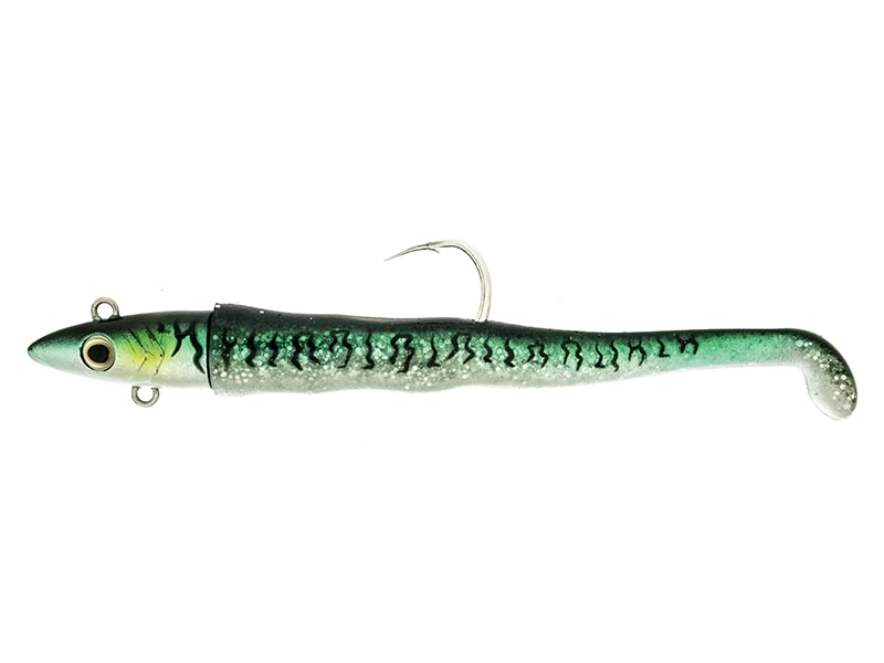 Softbait Jugulo Soft Shad 4” 15 gr ½ oz col. Green Mackerel