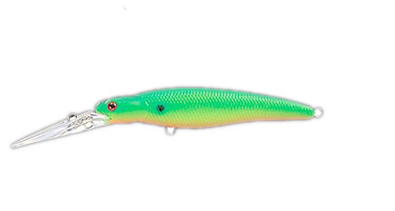 Minnow Evergreen Kicker Eater SP col. 135 Matt Chart Shad