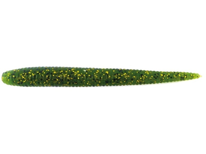 Worm Damiki Stinger (Floating) 4” Col. 446 Watermelon Glitter