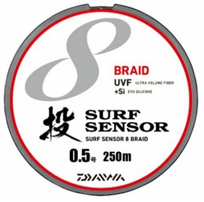 Treccia Daiwa UVF Surf Sensor X8 0.5 PE 250 Mt