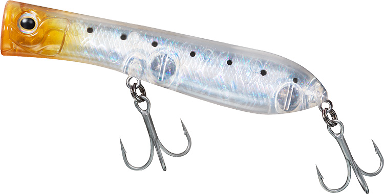 Popper Daiwa Salty Pops 95F col. Keimura Nama Shirasu Popper Daiwa Salty Pops 95F col. Keimura Nama Shirasu