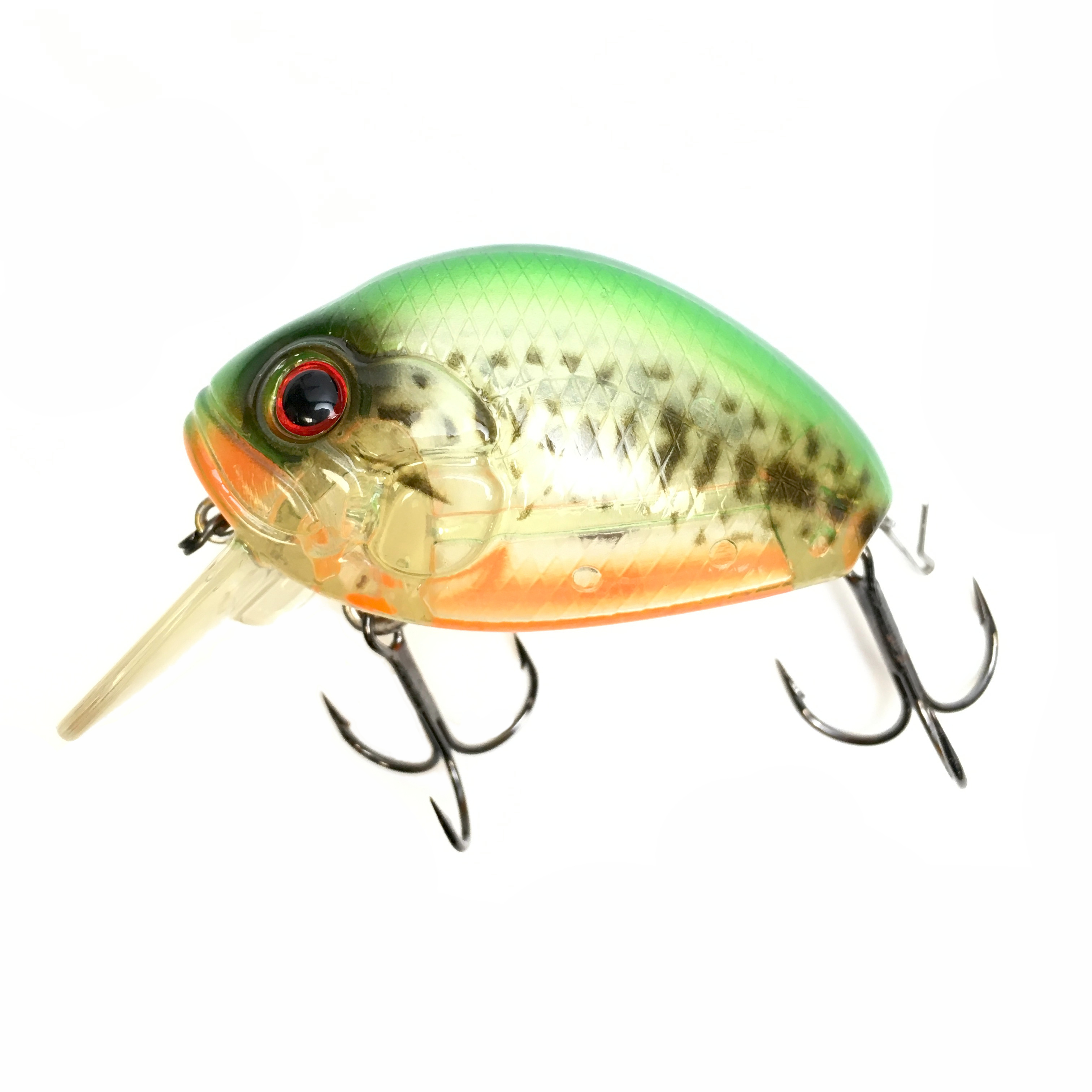 Shallow Crankbait Evergreen Crazy Cradle RAT-A-TA col. 163 Ht Tgr Sk