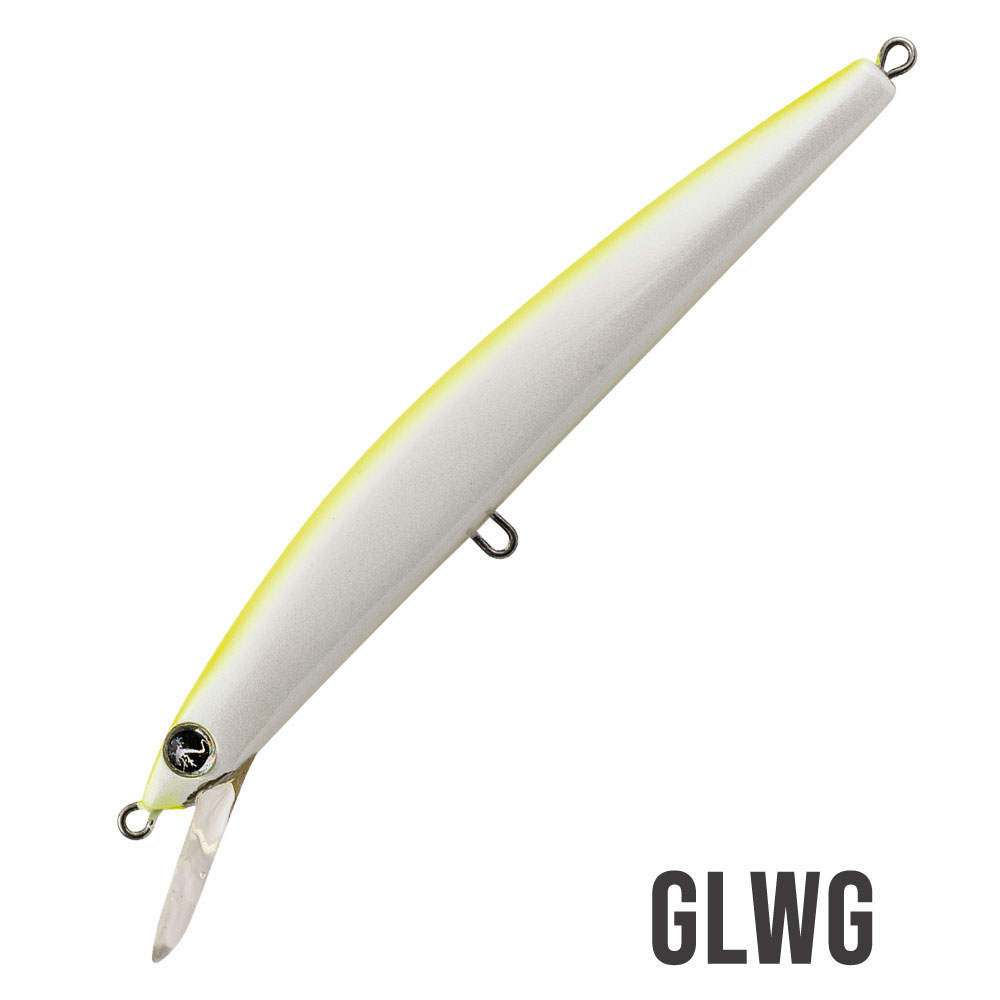 Jerkbait Seaspin Mommotti SS 115 (Slow Sinking) 13 g col. GLWG Jerkbait Seaspin Mommotti SS 115 (Slow Sinking) 13 g col. GLWG