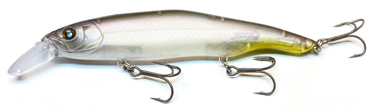 Jerkbait Nishine Erie 115TW col. Pearl Core Ghost