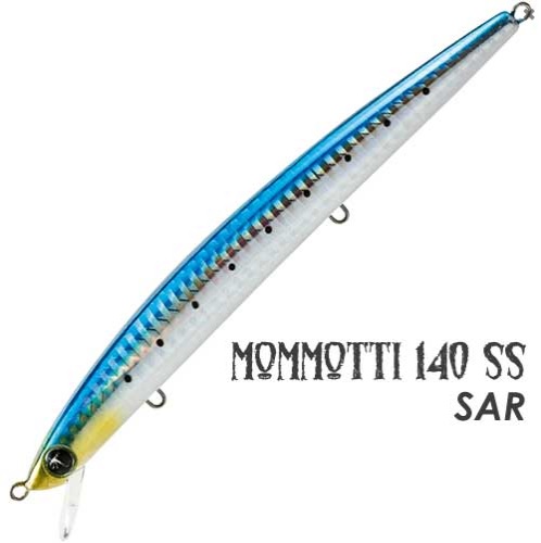 Jerkbait Seaspin Mommotti SS 140 (Slow Sinking) 16 gr col. SAR Jerkbait Seaspin Mommotti SS 140 (Slow Sinking) 16 gr col. SAR