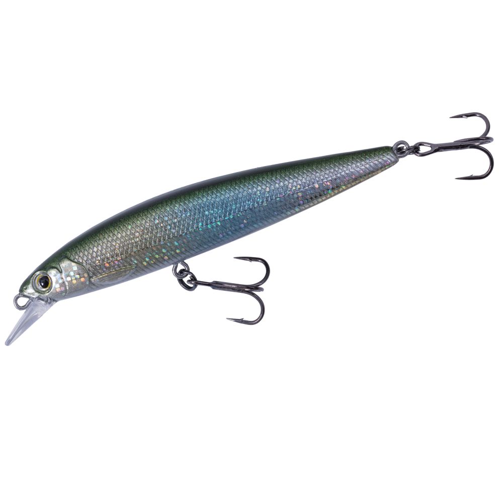 Artificiale Major Craft Ceana Jerkbait 90 Shallow col. Grn Bck Slver Artificiale Major Craft Ceana Jerkbait 90 Shallow col. Grn Bck Slver