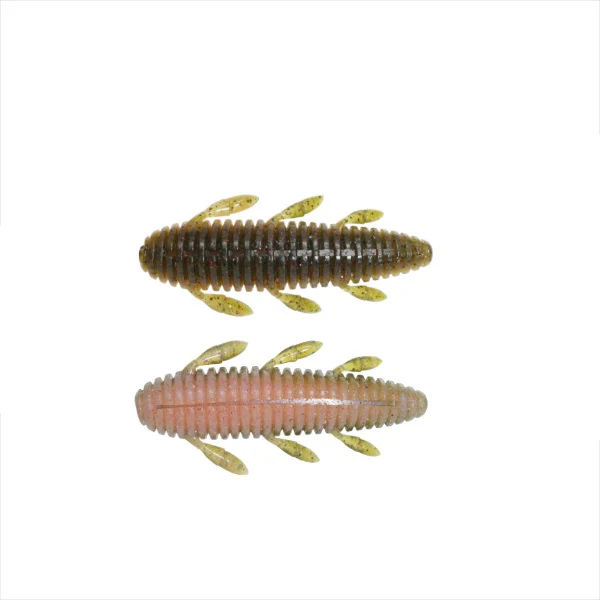 Insetto Issei Shizumi Mushi 2.6" col. #80 Green Pumpkin/Salmon