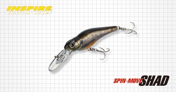 Shad Evergreen Spin-Move Shad