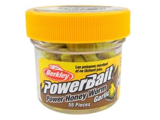 Softbait Berkley Power Garlic Honey Worm 2,5 cm