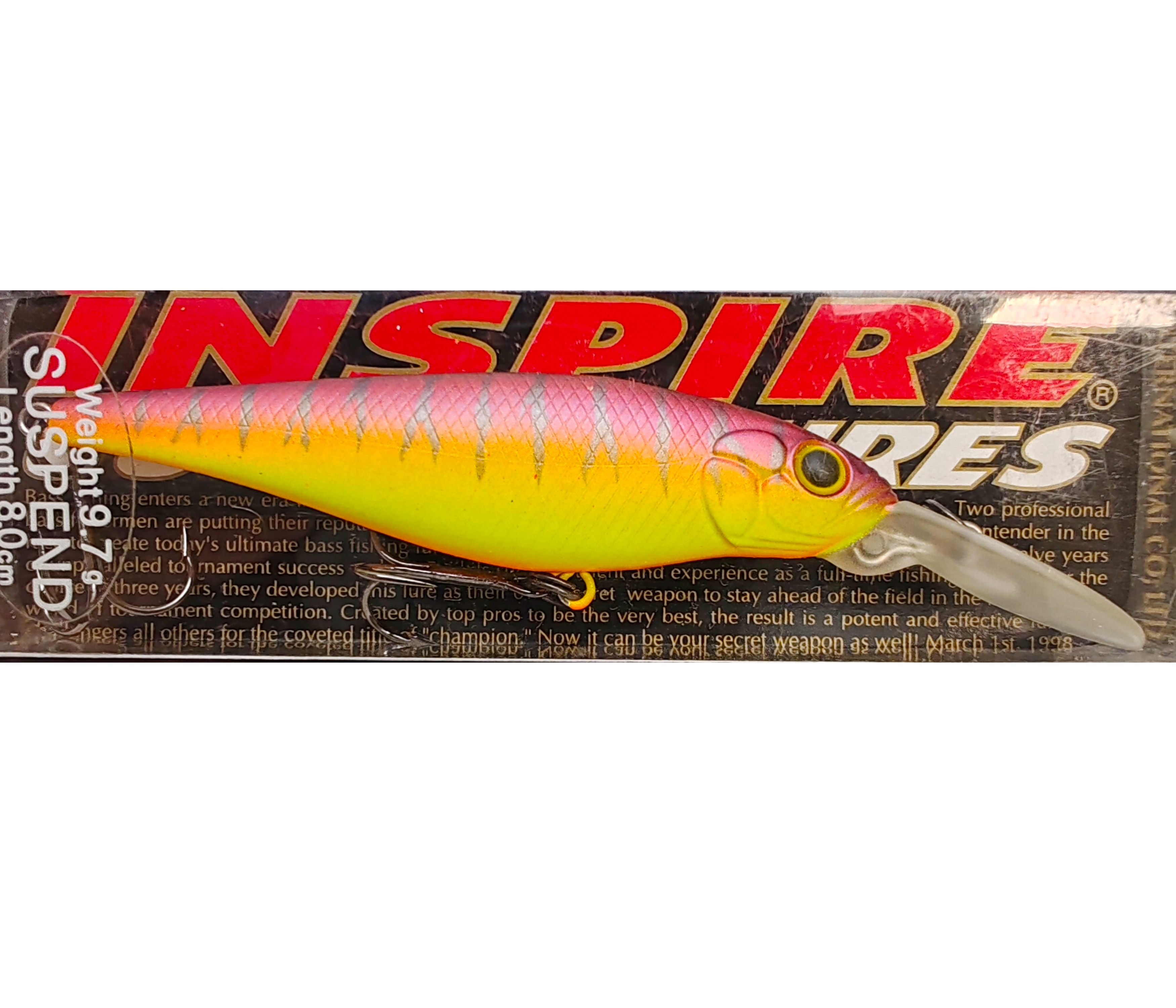 Deep Shad Evergreen Sledge 6 SP col. 140 Matte Red Hot Tiger