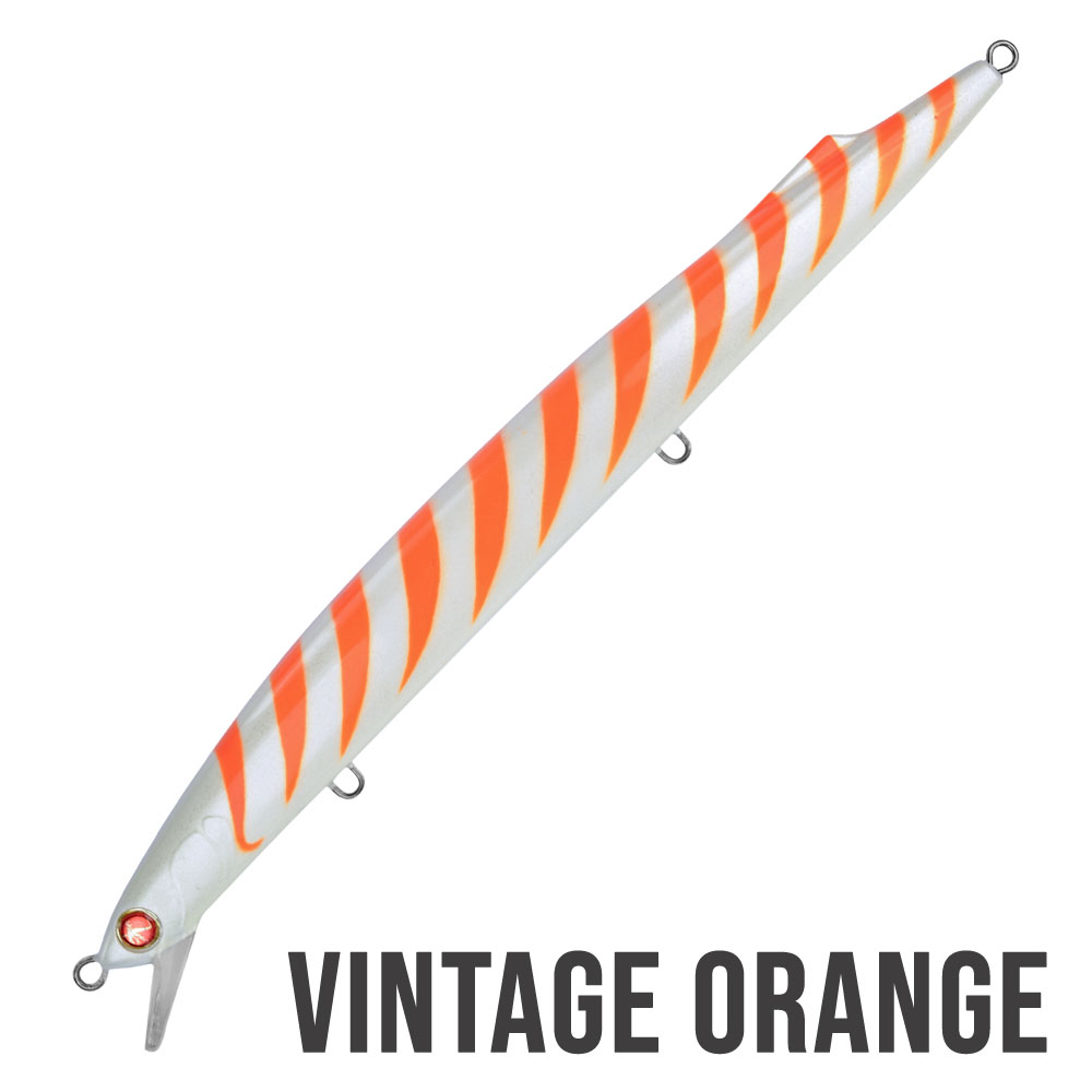 Jerkbait Seaspin Mommotti 190 S (Sinking) 34 g col. VINTAGE ORANGE Jerkbait Seaspin Mommotti 190 S (Sinking) 34 g col. VINTAGE ORANGE