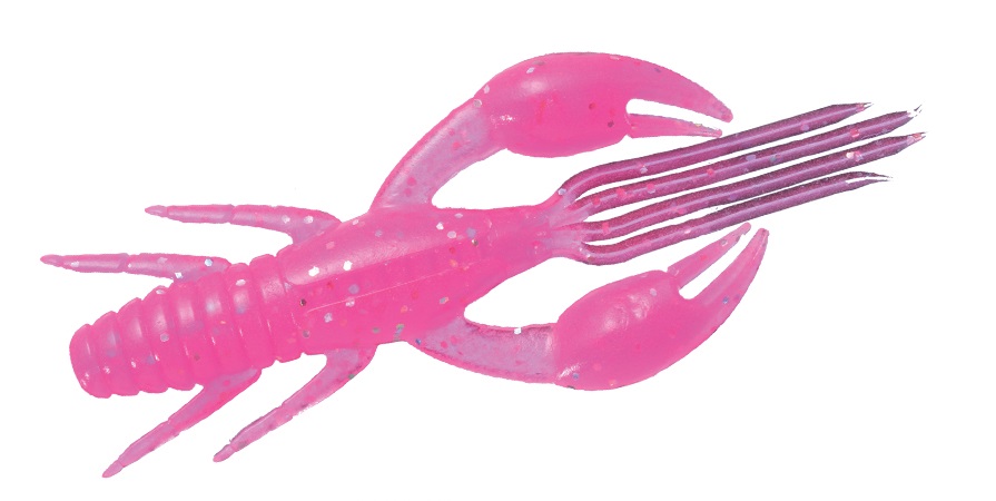 Gambero OSP Dolive Craw 3” col. TW110 Pink Blk Glo