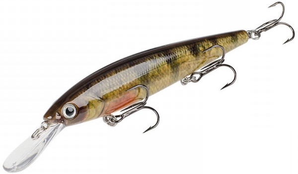 Minnow Strike King KVD Deep Jerkbait 3 Hook col. 680 Yellow Perch