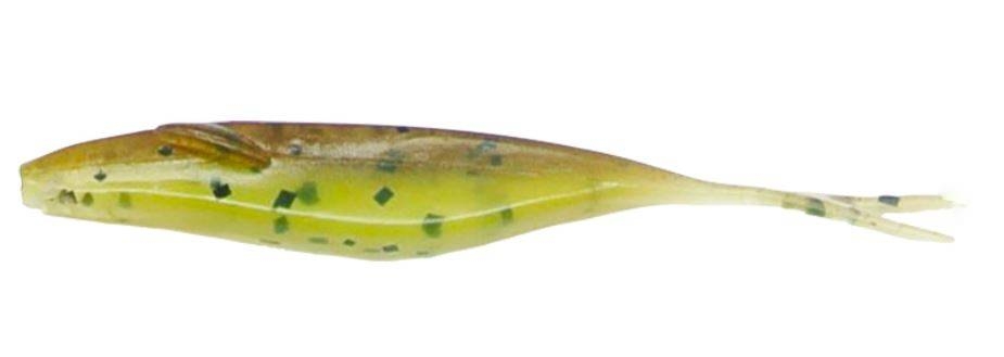 Soft Jerk Reins Ajimata Shad col. B08 Green Pumpkin Chart Melon