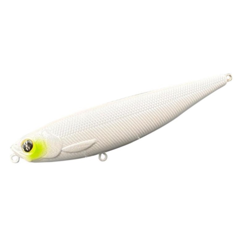Artificiale Major Craft Ceana Pencil 90 col. Green Cheek Pearl White Artificiale Major Craft Ceana Pencil 90 col. Green Cheek Pearl White