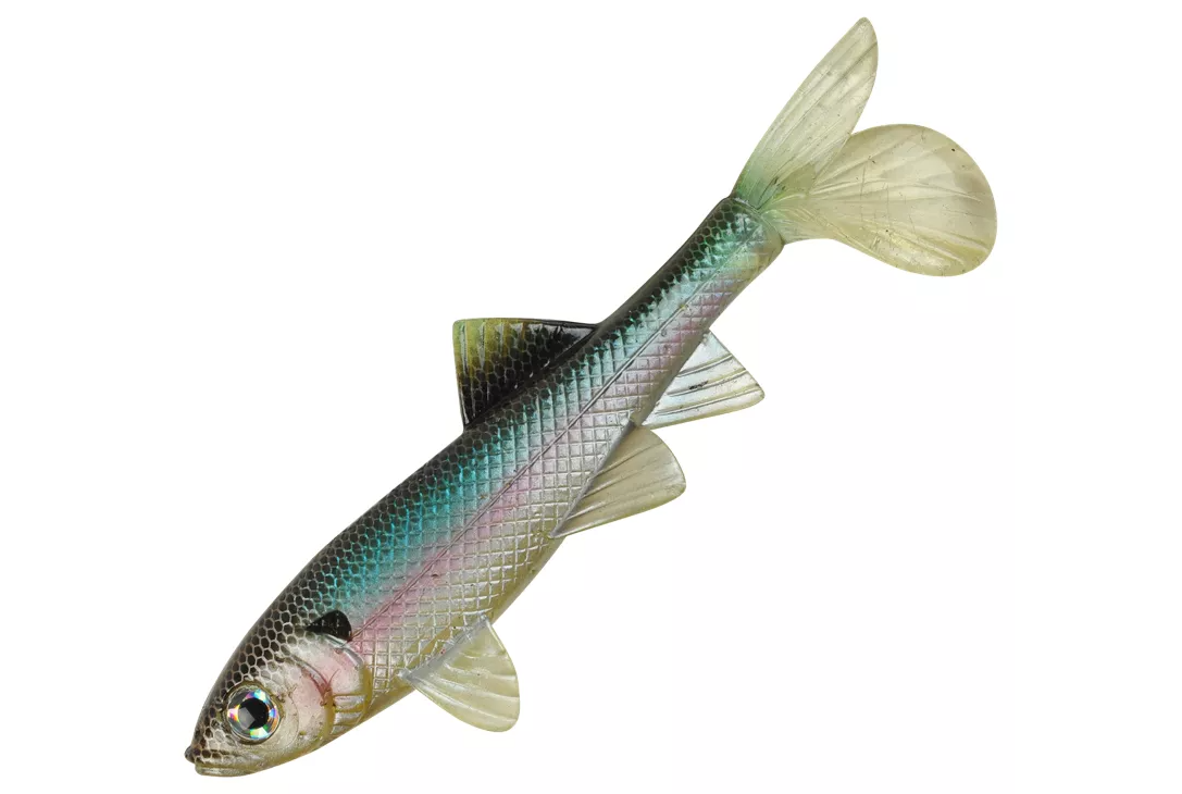 Shad Berkley PowerBait Sick Fish 4" Col. Ghost Minnw Shad Berkley PowerBait Sick Fish 4" Col. Ghost Minnw