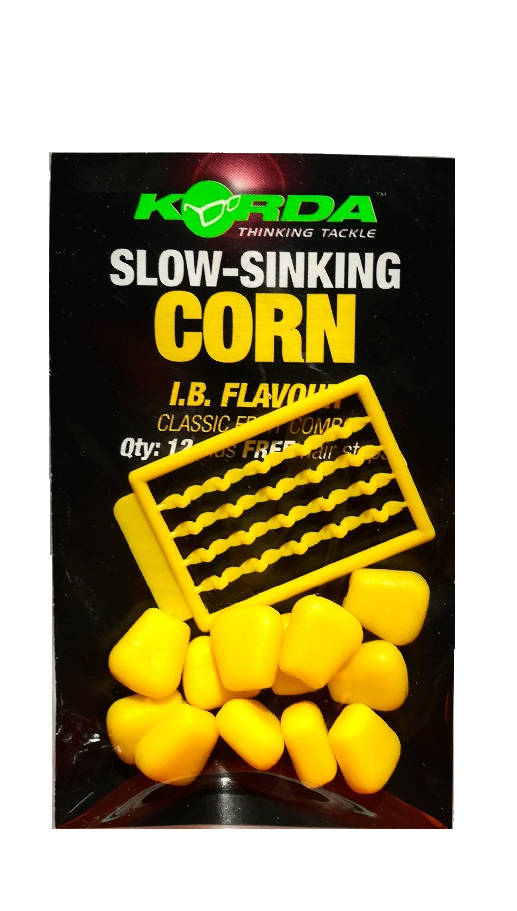 Esca Finta Korda Slow Sinking Corn IB - Yellow