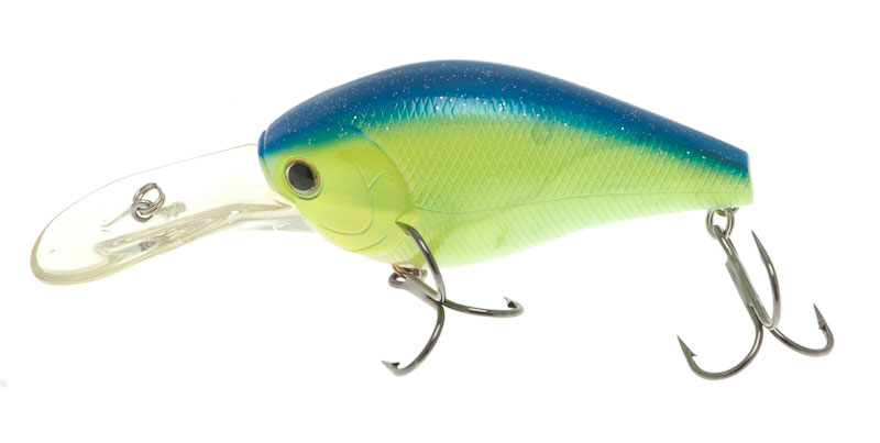 Crankbait Lucky Craft Fat CB DR col. Chartreuse Blue