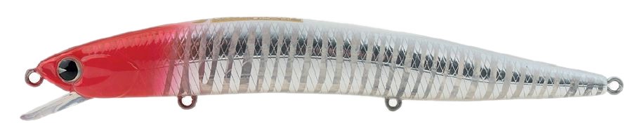 Jerkbait IMA Nabarone 125 F col. NBF-Z3128 Red Head Zeb