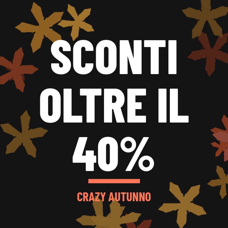 Sconti oltre il 40%