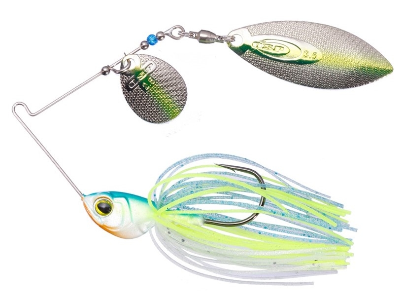 Spinnerbait OSP High Pitcher 3/8 DW col. S61 Ghost Chart Blue Back Spinnerbait OSP High Pitcher 3/8 DW col. S61 Ghost Chart Blue Back