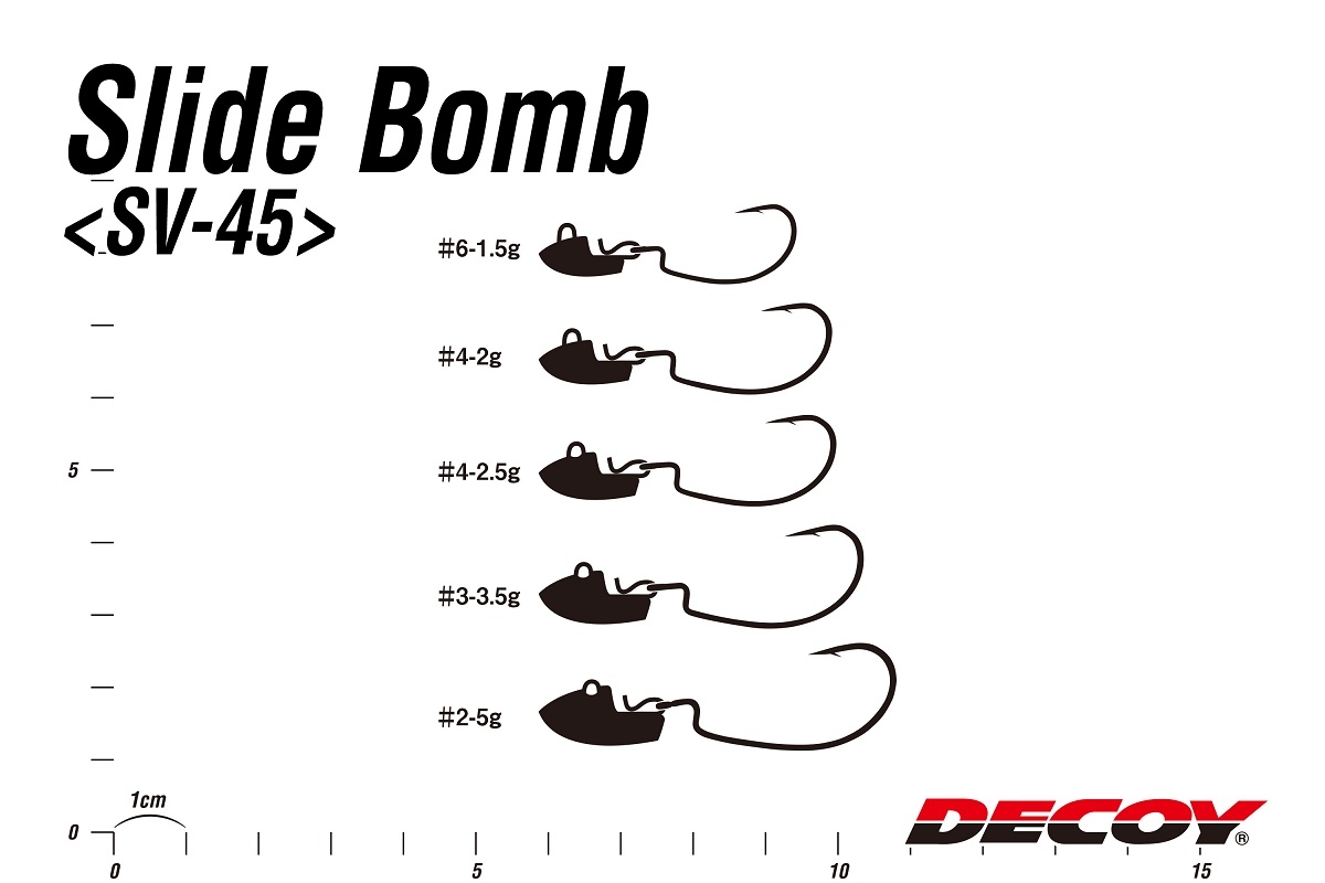 Testina Piombata Antialga Decoy SV-45 Slide Bomb