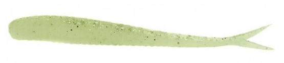 Soft Minnow Valley Hill Dippi'n Fish 3" col. 712 Platina White