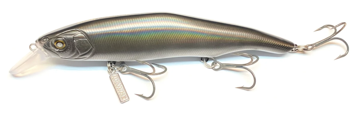 Jerkbait Nishine Erie 115SD col. Gun Metal
