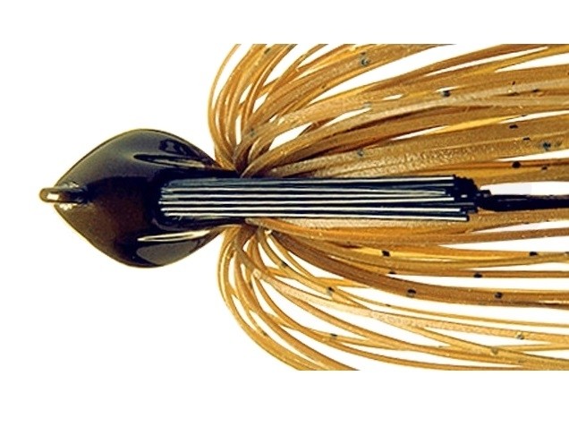 Deps Flat Back Jig 3/8oz (10 gr) col. #53 Greenpumpkin Seed