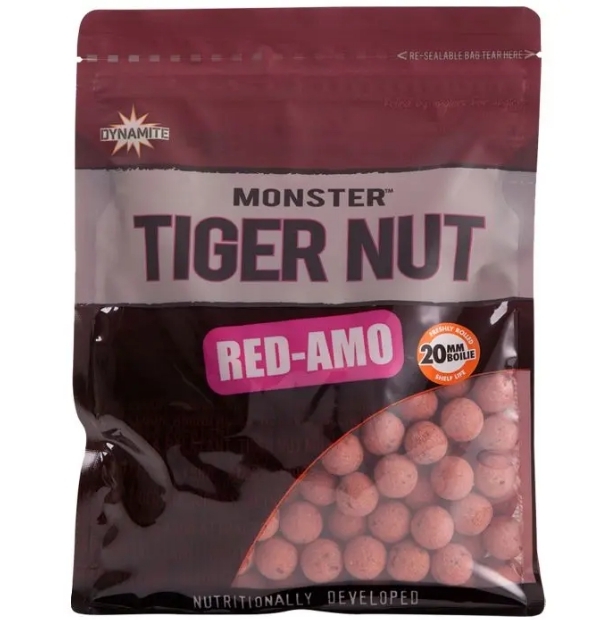 Boilies Dynamite Monster Tiger Nut Red-Amo 1kg