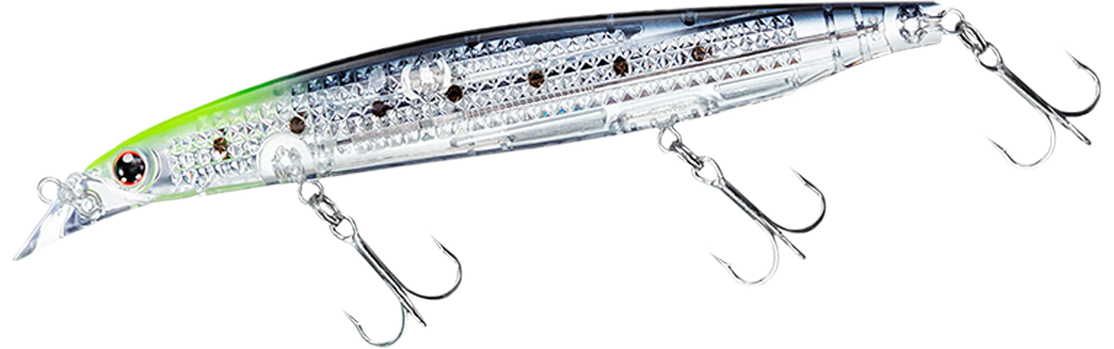 Jerkbait Daiwa SL-Z Vertice R 125F-LI col. LI Chart Head Iwashi Jerkbait Daiwa SL-Z Vertice R 125F-LI col. LI Chart Head Iwashi
